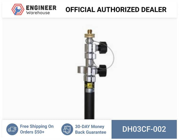 Dutch Hill, Poles, Carbon Fiber Rover Rod With Pin And Adjustable Tip 2-Section - DH03CF-002