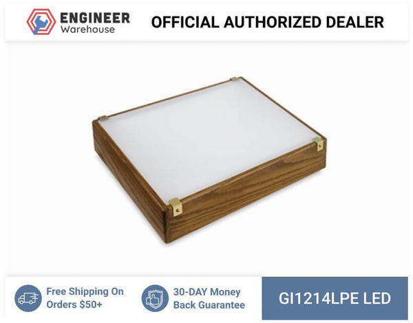 Gagne 12" x 14" Porta-Trace Solid Oak w/ LED Lighting - 1214LPE LED