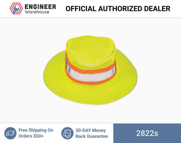 ML Kishigo Full Brim Safari Hat Small-Medium (Lime) - 2822