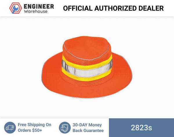 ML Kishigo Full Brim Safari Hat Small-Medium (Orange) - 2823