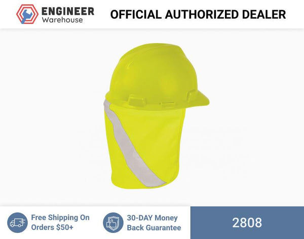 ML Kishigo Hard Hat Nape Protector (Lime) - 2808