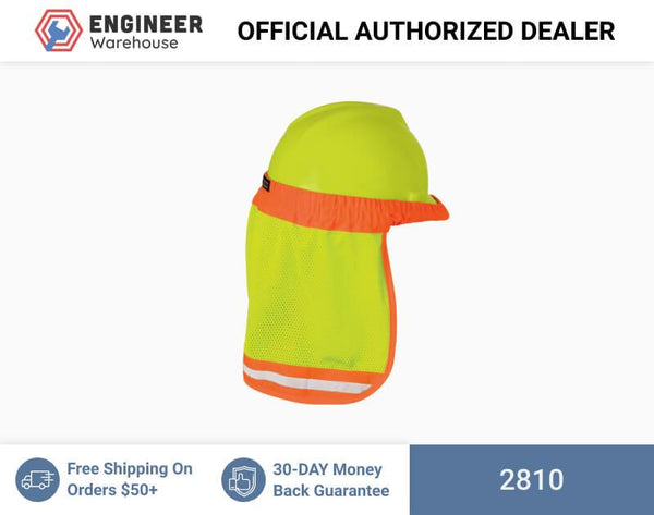 ML Kishigo Hard Hat Sun Shield (Lime) - 2810