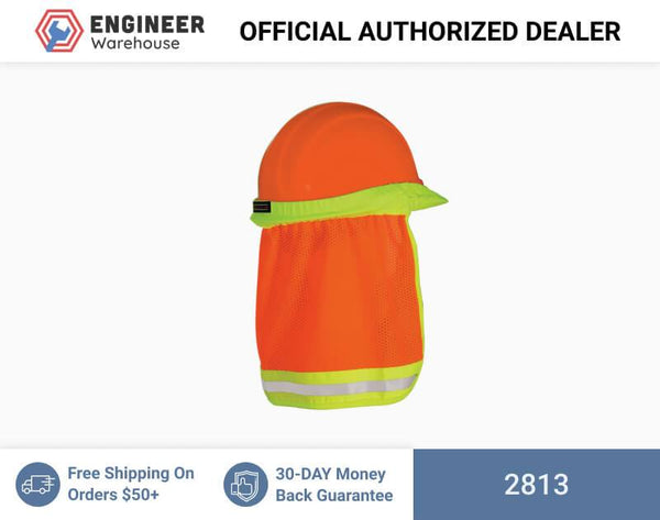 ML Kishigo Hard Hat Sun Shield (Orange) - 2813