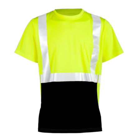 ML Kishigo Class 2 T-Shirts Premium Black Series High Performance Class 2 Polo Shirt - 3XLarge - Lime - 91623