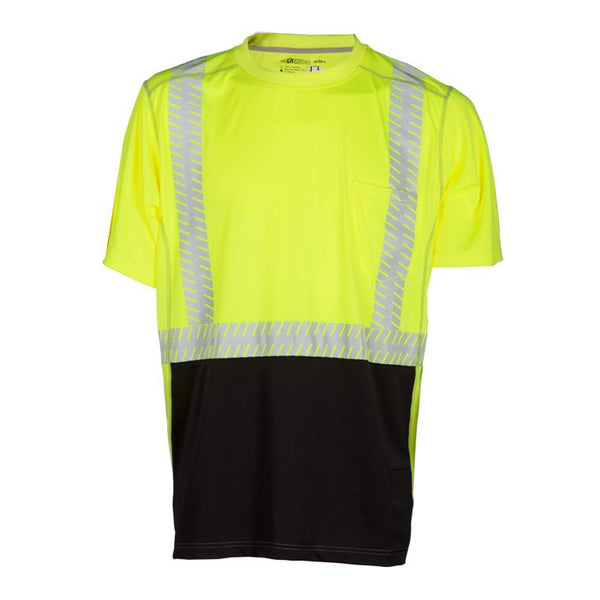 ML Kishigo Class 2 T-Shirts Premium Brilliant Series High Performance Class 2 T-Shirt - XLarge - Lime - 9160X