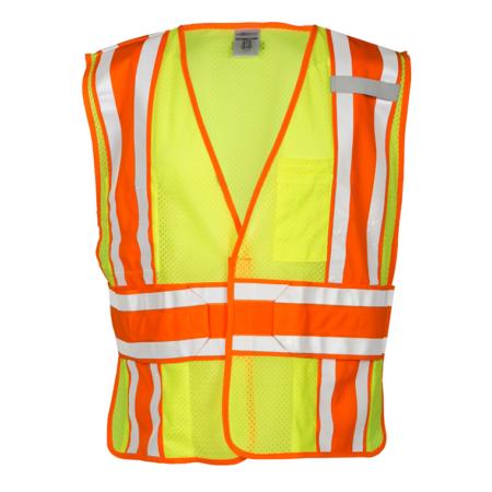 ML Kishigo Class 2 4-Season Adjustable Mesh Vest 5XLarge (Lime) - 11665