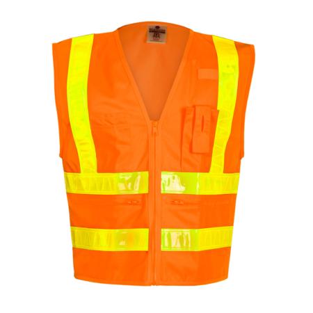 ML Kishigo Class 2 Combined-Performance 5-Pocket Solid Vest Medium (Orange) - 1198M