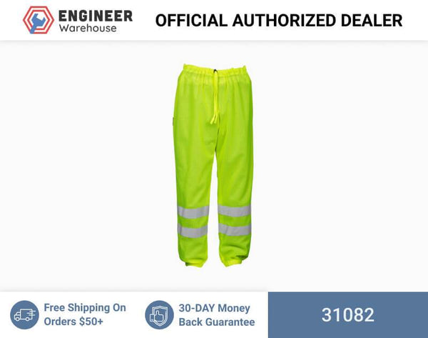 ML Kishigo Class E Pants Mesh Pants - Ultra-Cool - Economy - 2xLarge-4xLarge - Lime - 31082