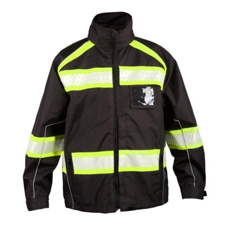 ML Kishigo Enhanced Visibility Premium Jacket 4XLarge (Black/Lime) - B3004