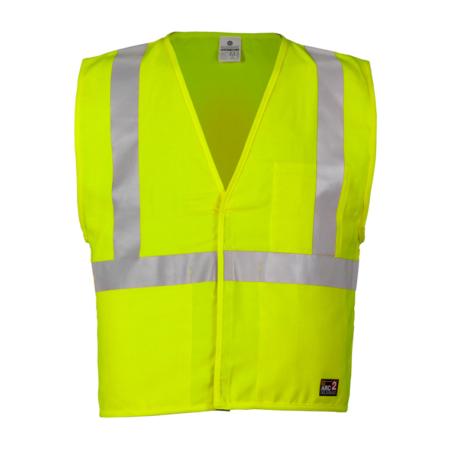 ML Kishigo Flame Resistant FR ARC Vest - 4XLarge - Lime- ARC 2 - F4424