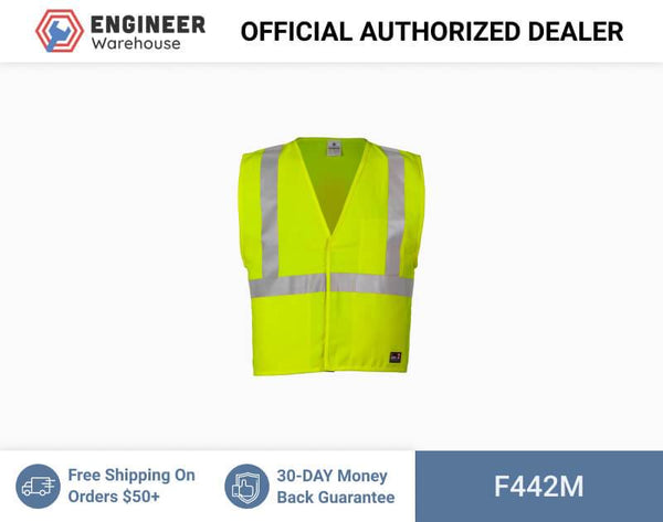 ML Kishigo Flame Resistant FR ARC Vest - Medium - Lime- ARC 2 - F442M