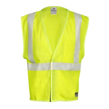 ML Kishigo Flame Resistant FR Breathable Mesh Vest - 3XLarge - Lime - FM3893