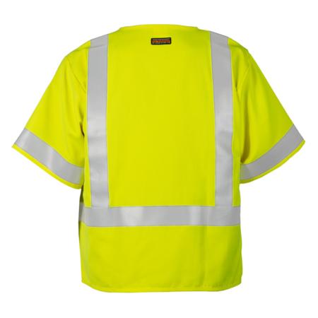 ML Kishigo Flame Resistant FR Class 3 Economy Vest - 2XLarge - Lime - F4982