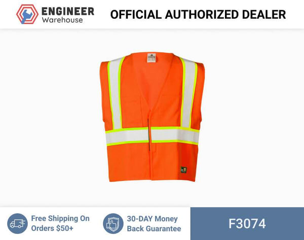 ML Kishigo Flame Resistant FR Pro Series Vest - Class 2 - 4XLarge - Orange: 2-4 week lead time - F3074