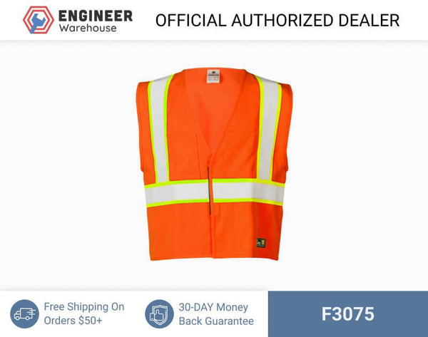 ML Kishigo Flame Resistant FR Pro Series Vest - Class 2 - 5XLarge - Orange: 2-4 week lead time - F3075
