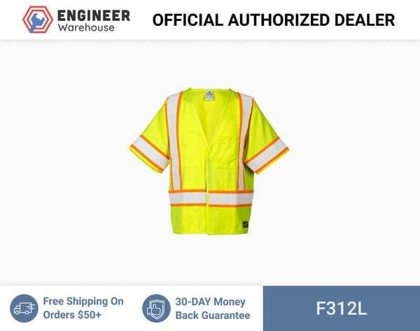 ML Kishigo Flame Resistant - Large - Lime: 2-4 week lead time - F312L