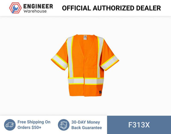 ML Kishigo Flame Resistant - XLarge - Orange: 2-4 week lead time - F313X