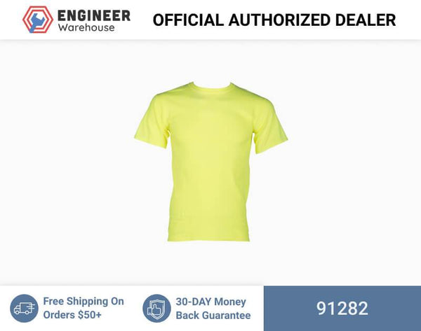 ML Kishigo Non-ANSI T-Shirts 100% Cotton T-Shirt - Short Sleeve - 2XLarge - Lime - 91282