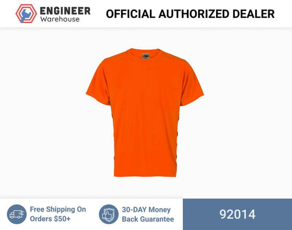 ML Kishigo Non-ANSI T-Shirts Premium Black Series High Vis T-Shirt - 4XLarge - Orange - 92014
