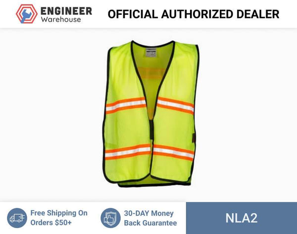 ML Kishigo Non-ANSI Vests N Series Mesh Vest - Lime - NLA2