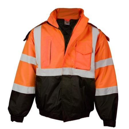 ML Kishigo Outerwear Economy Bomber Jacket - 2XLarge - Orange - JS1222