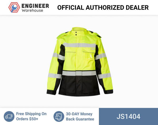 ML Kishigo Outerwear Premium Black Series Heavy Duty Parka - 4XLarge - Lime - JS1404