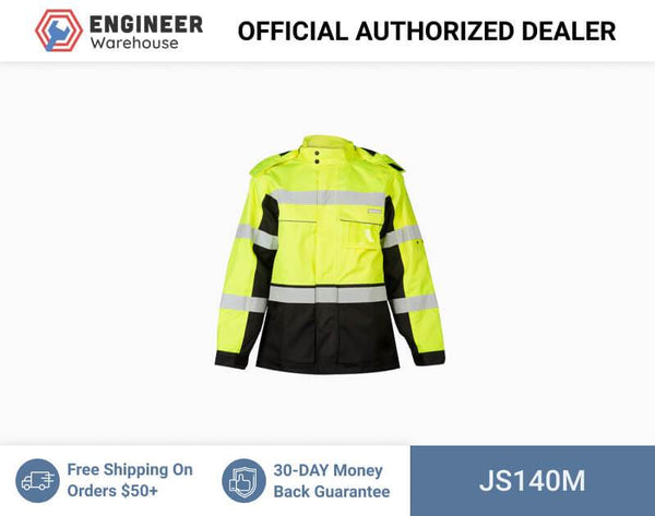 ML Kishigo Outerwear Premium Black Series Heavy Duty Parka - Medium - Lime - JS140M