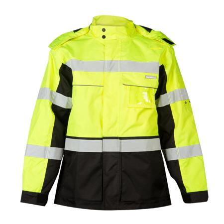 ML Kishigo Outerwear Premium Black Series Heavy Duty Parka - XLarge - Lime - JS140X