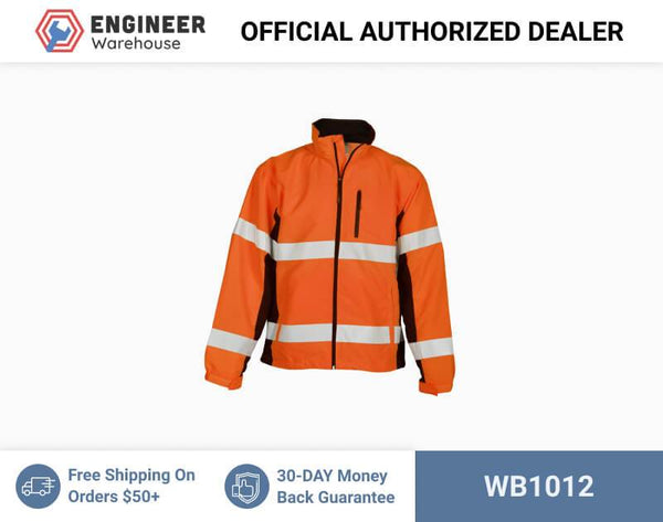 ML Kishigo Outerwear Premium Black Series Windbreaker - 2XLarge - Orange - WB1012