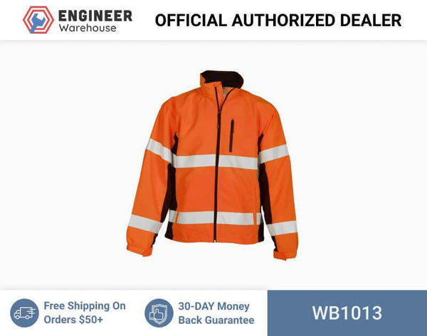 ML Kishigo Outerwear Premium Black Series Windbreaker - 3XLarge - Orange - WB1013