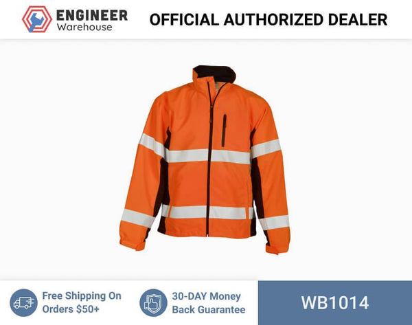 ML Kishigo Outerwear Premium Black Series Windbreaker - 4XLarge - Orange - WB1014