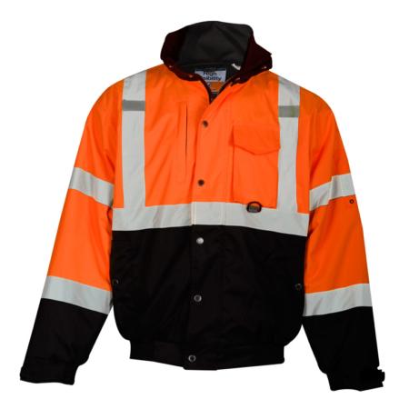 ML Kishigo Outerwear Ripstop Bomber Jacket - 3XLarge - Orange - JS1313