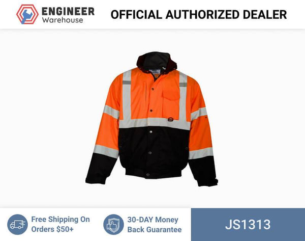 ML Kishigo Outerwear Ripstop Bomber Jacket - 3XLarge - Orange - JS1313