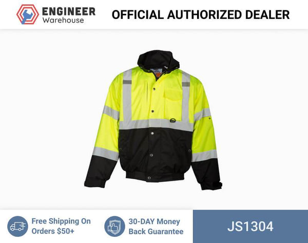 ML Kishigo Outerwear Ripstop Bomber Jacket - 4XLarge - Lime - JS1304
