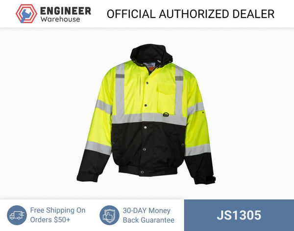 ML Kishigo Outerwear Ripstop Bomber Jacket - 5XLarge - Lime - JS1305