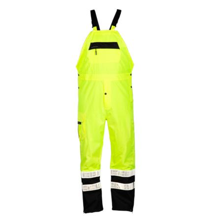 ML Kishigo Premium Black Series Rainwear Bib 2XLarge-3XLarge (Lime) - RWB1062