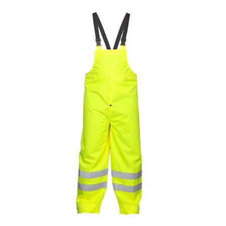 ML Kishigo Rainwear Storm Stopper Rainwear - 4XLarge-5XLarge - Lime Bib - 9665P4