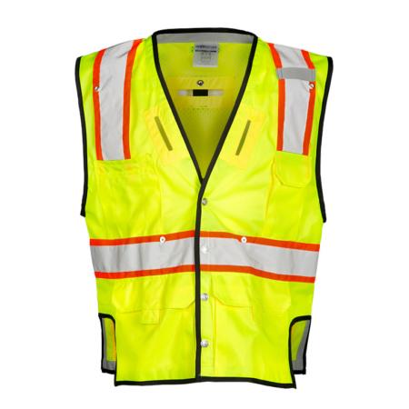 ML Kishigo Specialty Vests Fall Protection Vest - 4XLarge-5XLarge - Lime - T3414