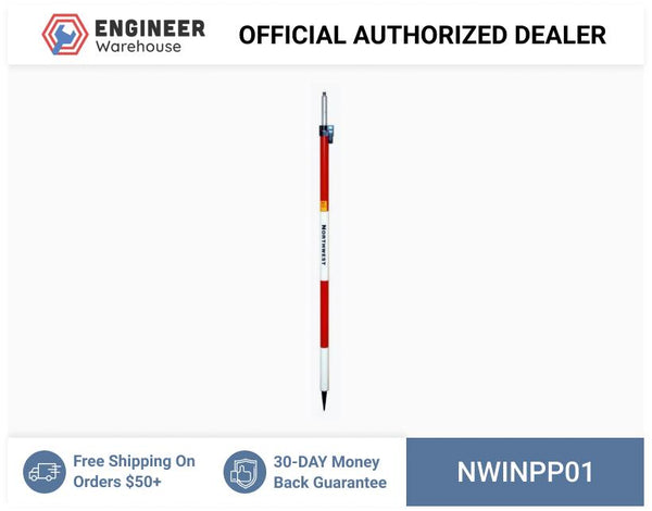 Northwest Instrument 2.5 Meter Aluminum Prism Pole Compression Lock - NPP01