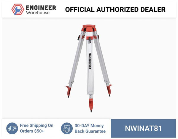 Northwest Instrument 38" to 64" Heavy-Duty Flat-Head Tripod w/ Quick Clamp - NAT81