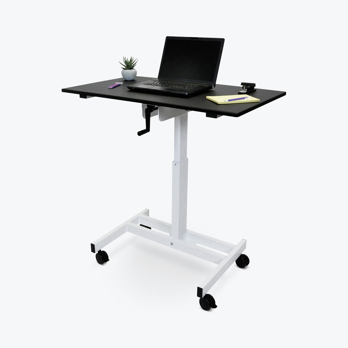 Buy Luxor Pneumatic Black Standing Desk Converter - CVTR32-BK (CVTR32-BK)