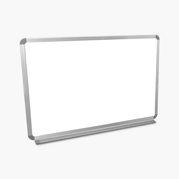 Luxor Wall-Mountable Magnetic Whiteboard 36" x 24" (White/Silver) - WB3624W