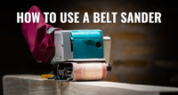 How to use a belt sander