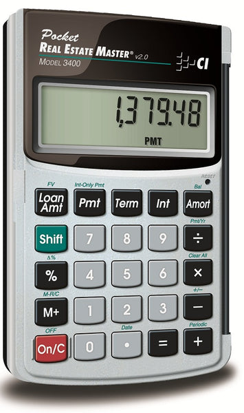 Calculated Industries Pocket Real Estate Master Residential Finance Calculator - 3400