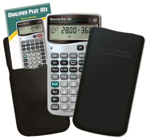Calculated Industries Qualifier Plus IIIX Real Estate/Mortgage Calculator - 3415