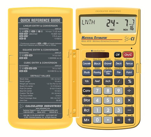 Calculated Industries Material Estimator - 4019
