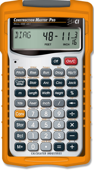 Calculated Industries Construction Master Pro Calculator - 4065