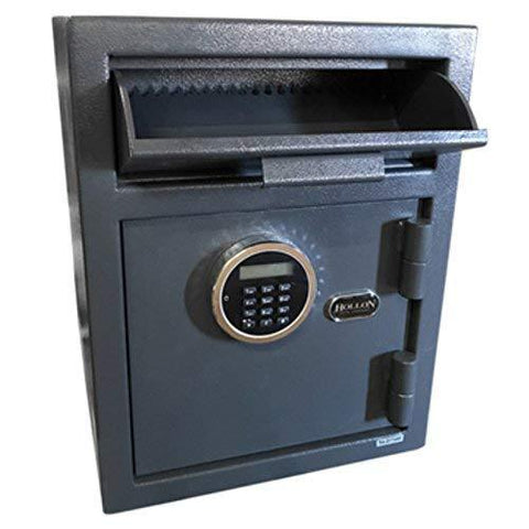 Hollon Safe 18" x 13 3/4" x 11 3/4" Drop Deposit Slot Safe (Gray) - DP450LK