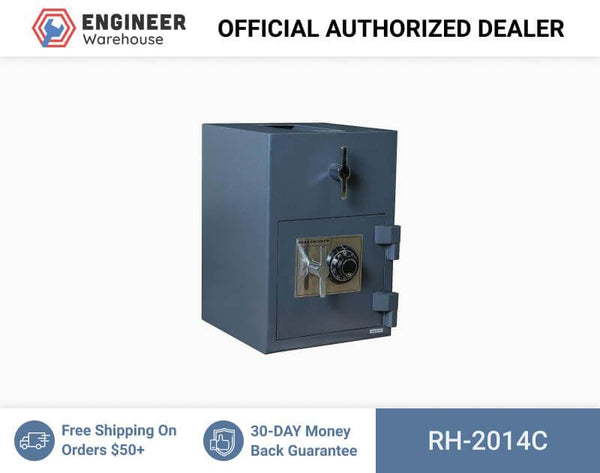 Hollon Safe 20" x 14" x 14" Rotary Hopper Depository Safe (Gray) - RH-2014C