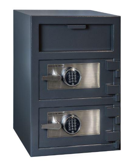 Hollon Safe 30" x 20" x 20" Double Door Depository Safe (Gray) - FDD-3020EE